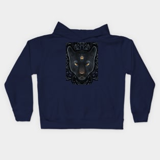 Panther Mandala - Woke Panther Kids Hoodie